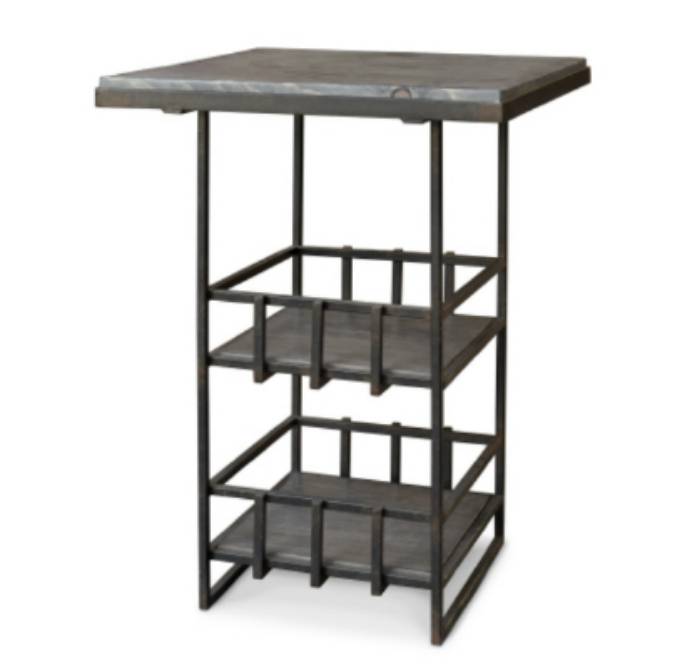 Picture of IRON LATTICE SIDE TABLE