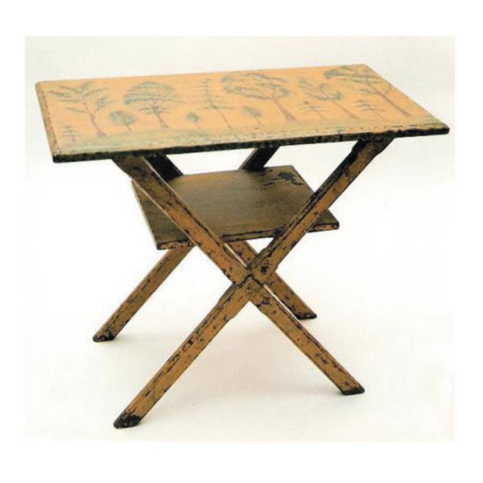 Picture of SAWBUCK SIDE TABLE