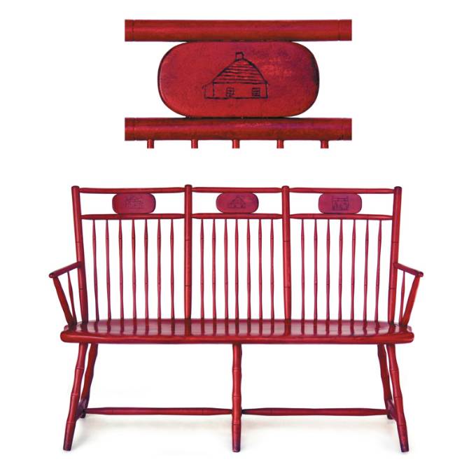 Picture of BIRDCAGE WINDSOR BENCH