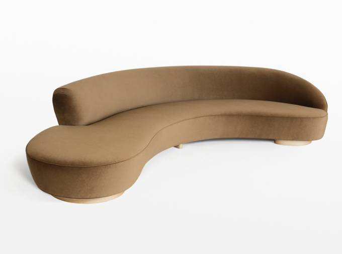 Picture of Free Form Curved Sofa With Arm