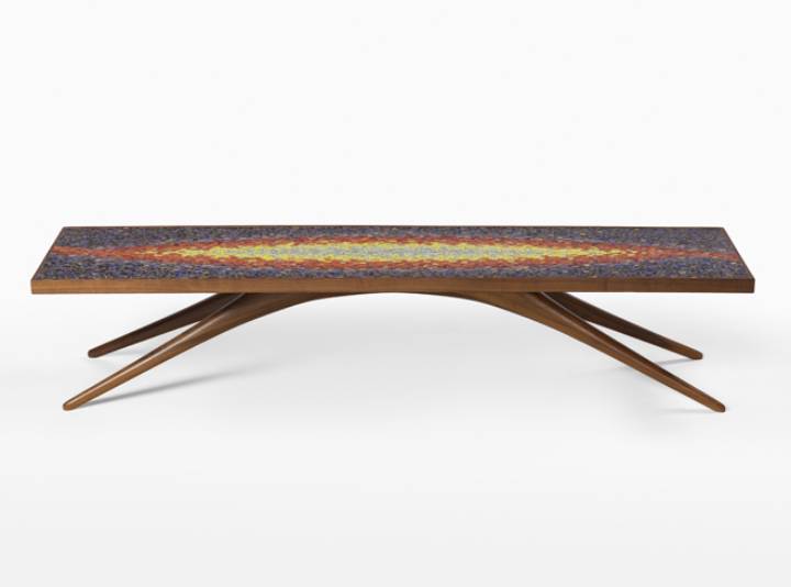 Picture of Rectangular Mosaic Table