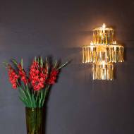 Picture of MIDAS SINGLE TIER CHANDELIER, LONG DROPS