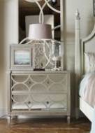 Picture of CROWN POINT CHEST WITH ANTIQUE MIRROR BEHIND MULLIONS