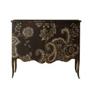 Picture of NADIA 2 DOOR CABINET WITH FLORAL ART