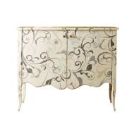 Picture of VALENTINA 2 DOOR CABINET WITH FLORAL ART
