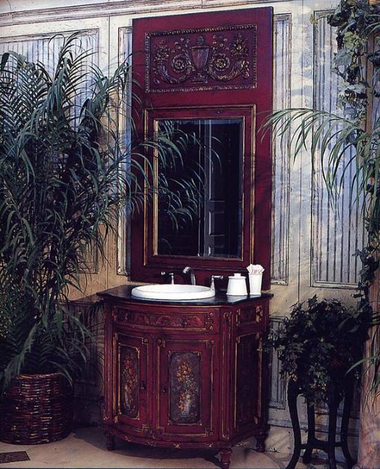 Picture of LES FLEURS COMMODE VANITY