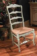 Picture of NEW COUNTRY FRENCH SIDE CHAIR WITH RUSH SEAT
