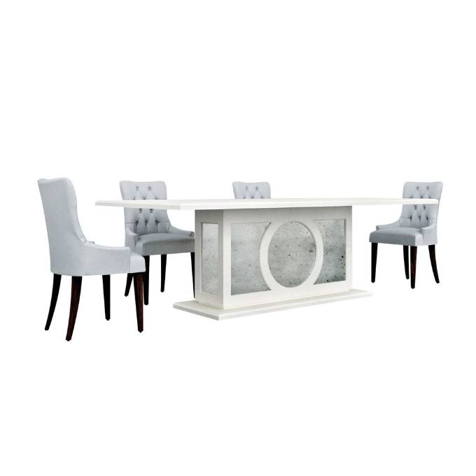 Picture of CHELSEA WOOD TOP DINING TABLE