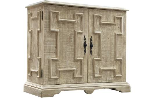 Picture of RECLAIMED LUMBER GOTHIC CABINET