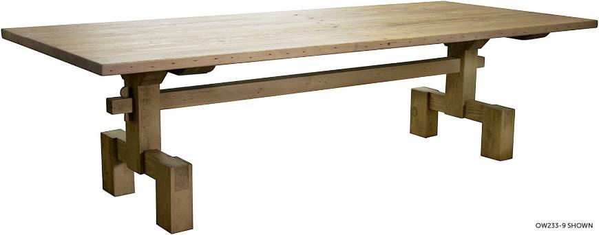 Picture of RECLAIMED LUMBER EMILIA DINING TABLE