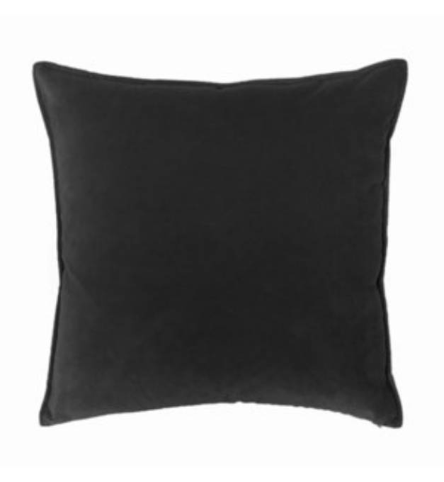 Picture of Franklin Velvet - Black -  Pillow - 22" x 22"