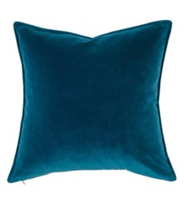 Picture of Franklin Velvet - Blue Oasis -  Pillow - 22" x 22"