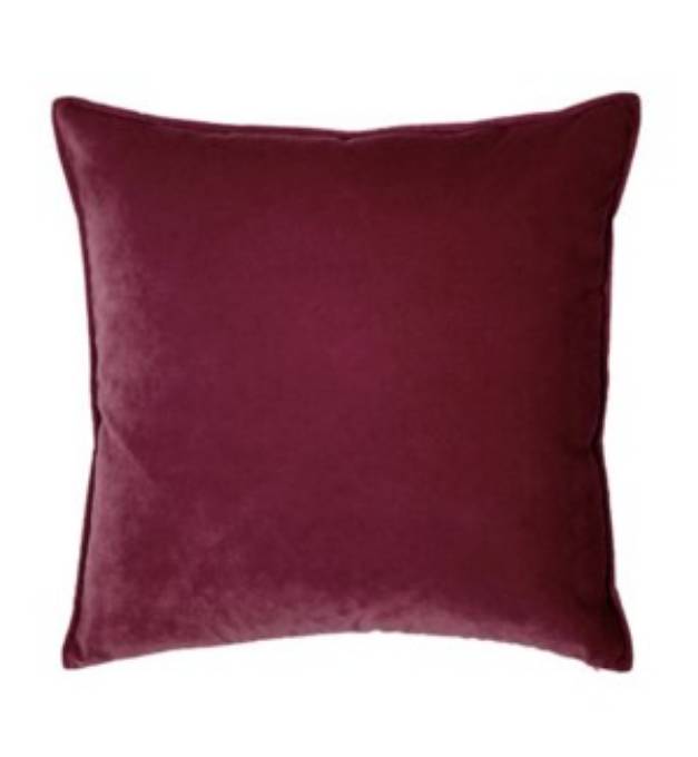 Picture of Franklin Velvet - Cordovan -  Pillow - 22" x 22"