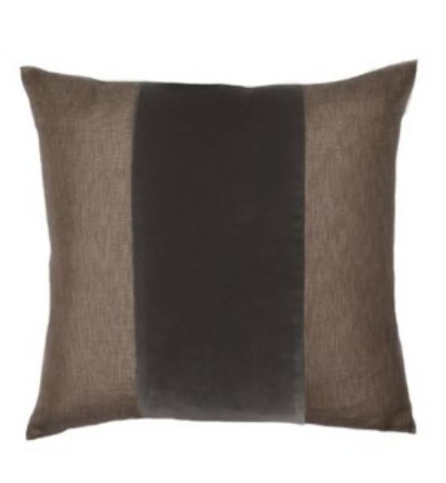 Picture of Franklin Velvet - French Roast -  BAND Pillow - 22" x 22"