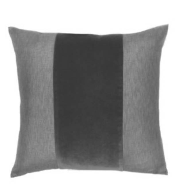 Picture of Franklin Velvet - Graphite -  BAND Pillow - 22" x 22"