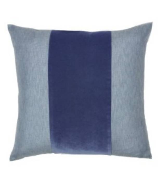Picture of Franklin Velvet - Lapis -  BAND Pillow - 22" x 22"