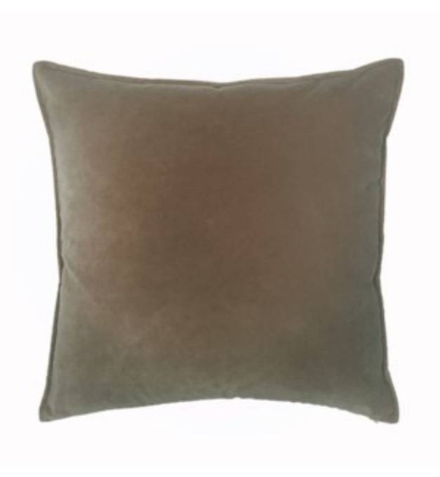 Picture of Franklin Velvet - Mushroom -  Pillow - 22" x 22"