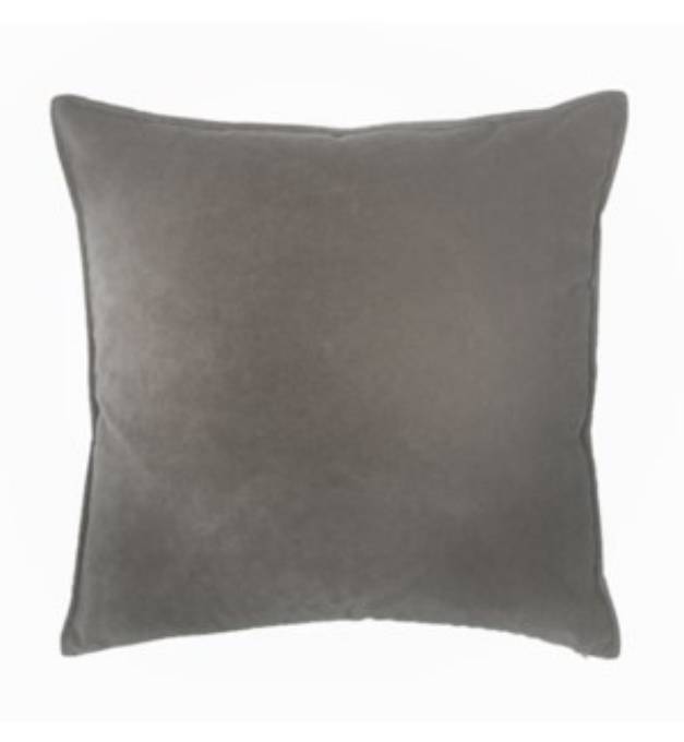Picture of Franklin Velvet - Platinum -  Pillow - 22" x 22"