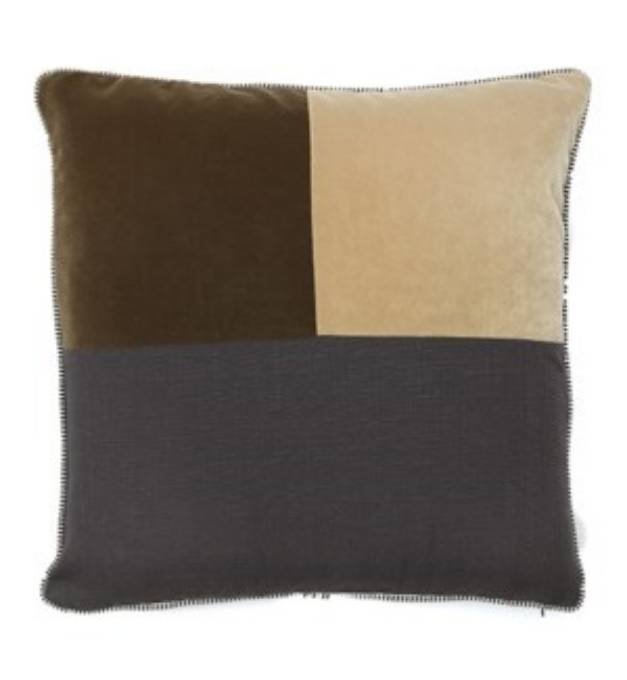 Picture of Two Tone Square Pillow - Mushroom / Gobi