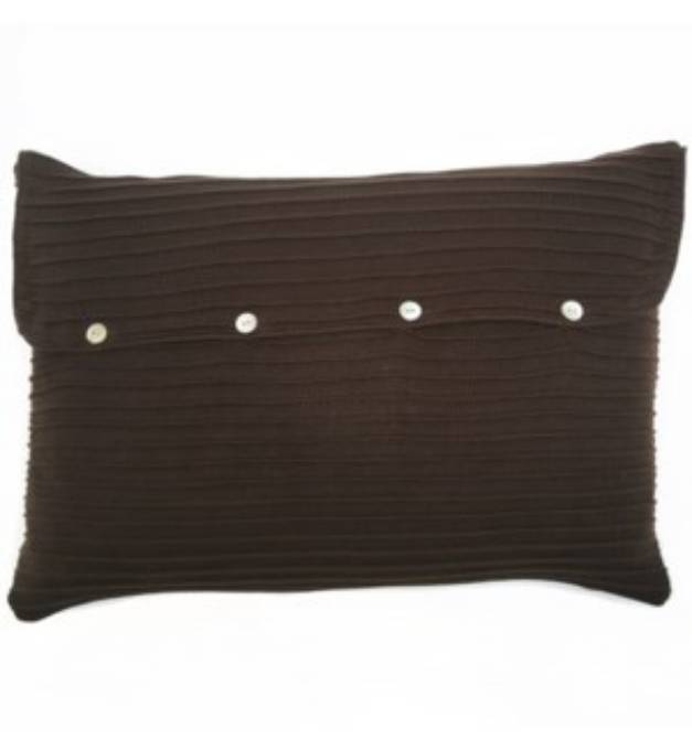 Picture of Pleated Knit - Brown - Sham - Queen