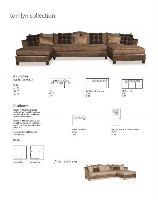Picture of 84 TOMLYN SECTIONAL
