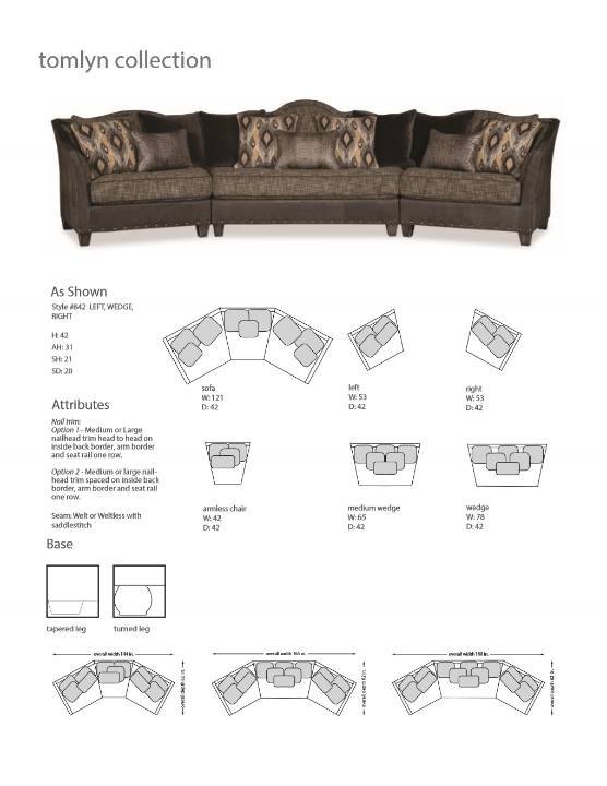 Picture of 842 TOMLYN SECTIONAL
