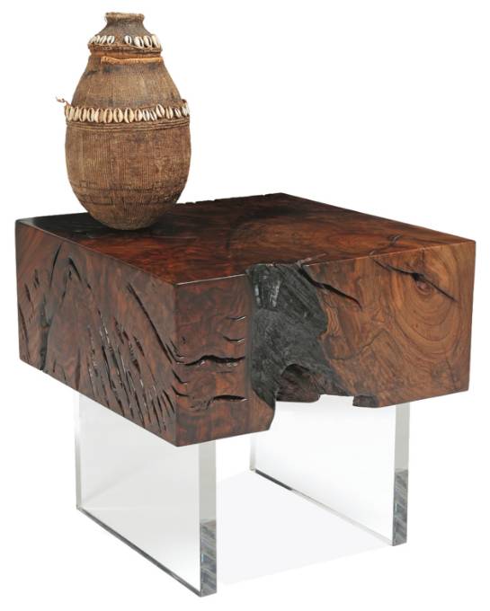Picture of WALNUT FLOATING SIDE TABLE