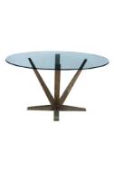 Picture of AURA GLASS TOP DINING TABLE