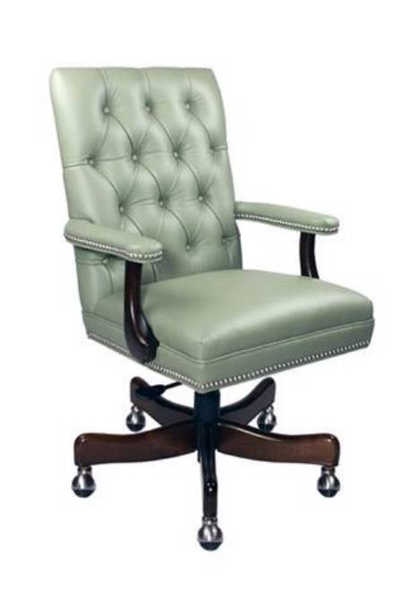 Picture of SWIVEL ARM CHAIR WITH TUFTED BACK