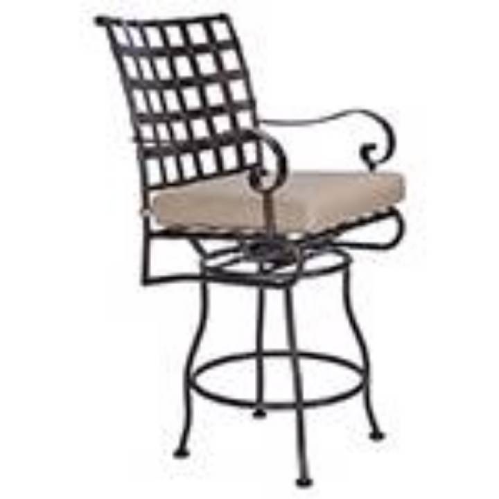 Picture of SWIVEL COUNTER STOOL WITH ARMS