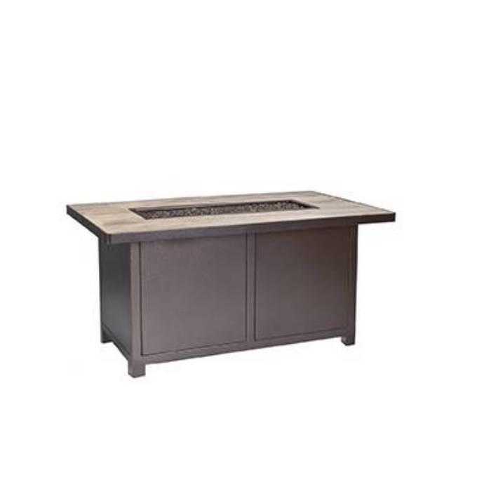 Picture of 30" X 50" CHAT HEIGHT ELBA ALUMINUM FIRE PIT