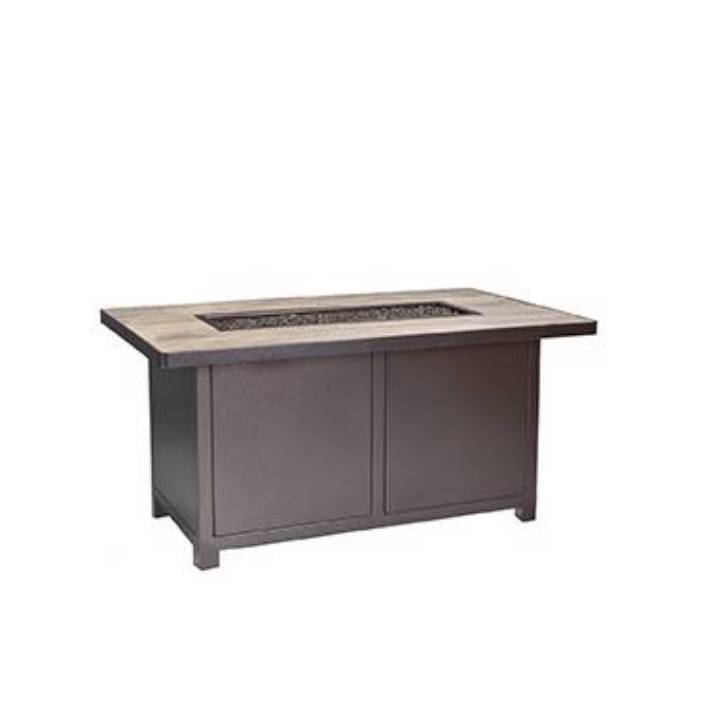 Picture of 30" X 50" CHAT HEIGHT ELBA ALUMINUM FIRE PIT