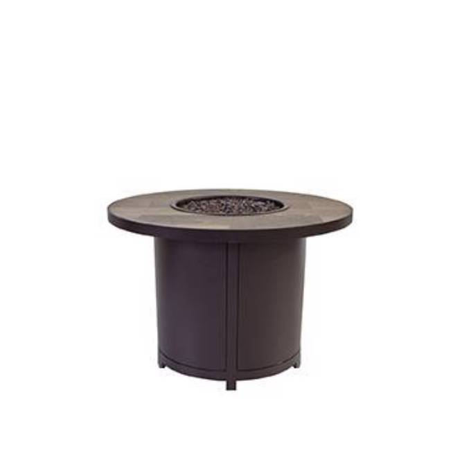 Picture of 36" RD. CHAT HEIGHT ELBA ALUMINUM FIRE PIT