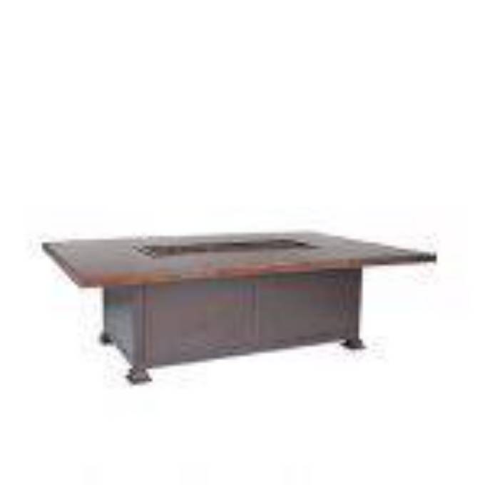 Picture of 36" X 58" OCCASIONAL HEIGHT HAMMERED COPPER FIRE PIT