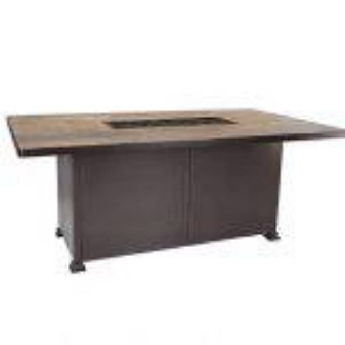 Picture of 42" X 72" DINING HEIGHT SANTORINI FIRE PIT