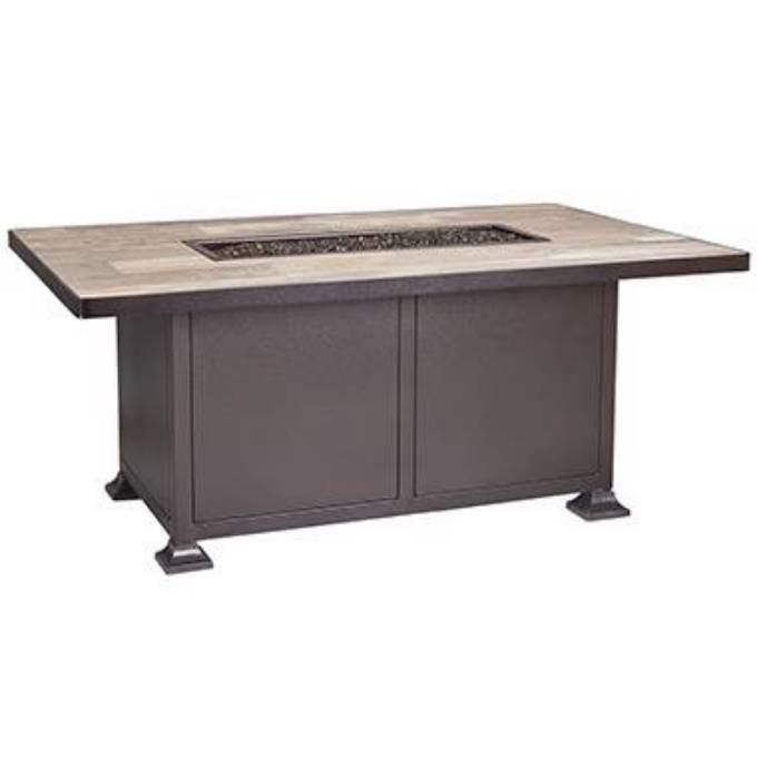 Picture of 36" X 58" CHAT HEIGHT VULSINI ALUMINUM FIRE PIT