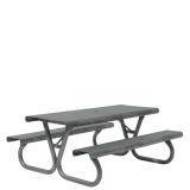 Picture of DISTRICT 6' RECTANGULAR PICNIC TABLE, SQUARE PATTERN