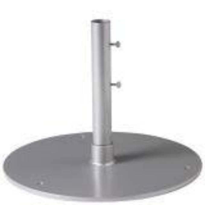 Picture of STEEL PLATE BASE, 24" ROUND, 1.5" POLE, FREE STANDING