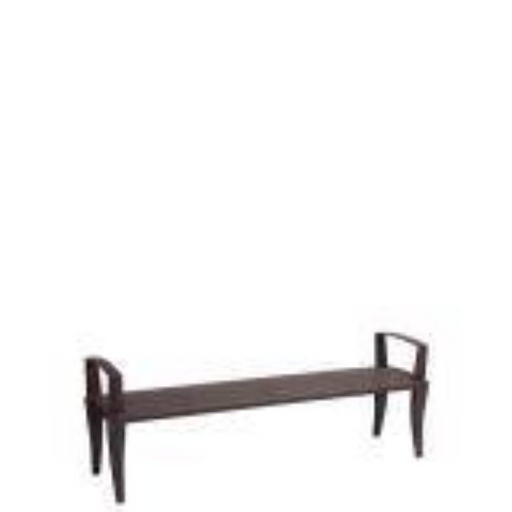Picture of DISTRICT 6’ BENCH WITH ARMS, SQUARE PATTERN