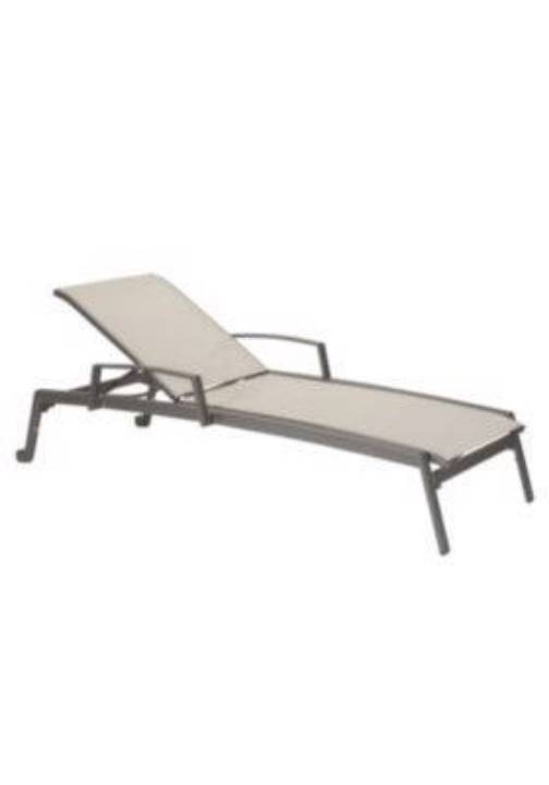Picture of ELANCE RELAXED CHAISE LOUNGE WITH ARMS & WHEELS