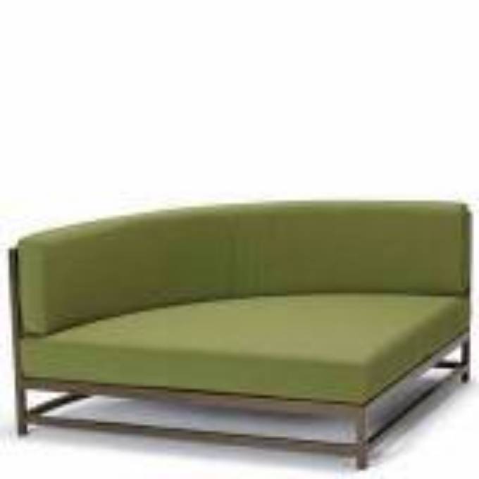 Picture of CABANA CLUB CUSHION PARTY LOUNGER QUARTER SECTION W/ BACKREST