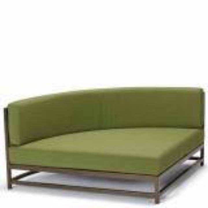 Picture of CABANA CLUB CUSHION PARTY LOUNGER QUARTER SECTION W/ BACKREST