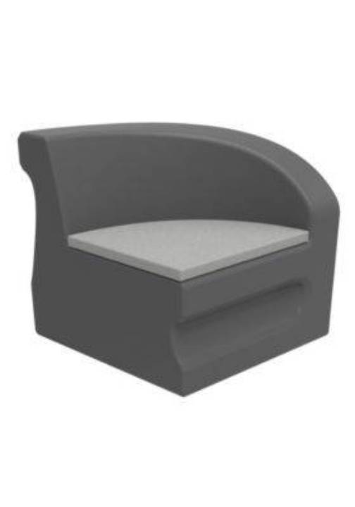 Picture of RADIUS LEFT ARM MODULE WITH SEAT PAD