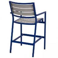 Picture of CABANA CLUB ALUMINUM SLAT BAR STOOL