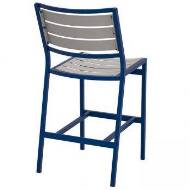 Picture of CABANA CLUB ARMLESS ALUMINUM SLAT BAR STOOL