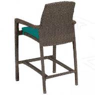 Picture of EVO WOVEN STATIONARY BAR STOOL WITH PAD
