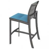 Picture of KOR PADDED SLING ARMLESS BAR STOOL