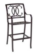 Picture of PALLADIAN CAST BAR STOOL - DOUBLE-C BACK