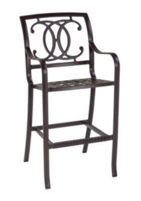 Picture of PALLADIAN CAST BAR STOOL - DOUBLE-C BACK
