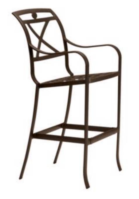 Picture of PALLADIAN CAST BAR STOOL - X-BACK